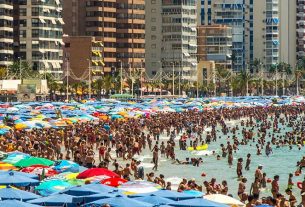 Benidorm in Summer