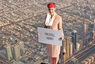 Emirates stewardess