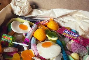 Christmas boxes featuring sweets
