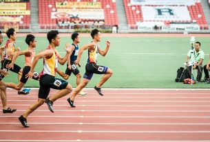 Sprinting in slippers