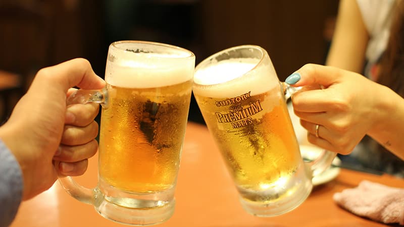 Drinking during the heatwave