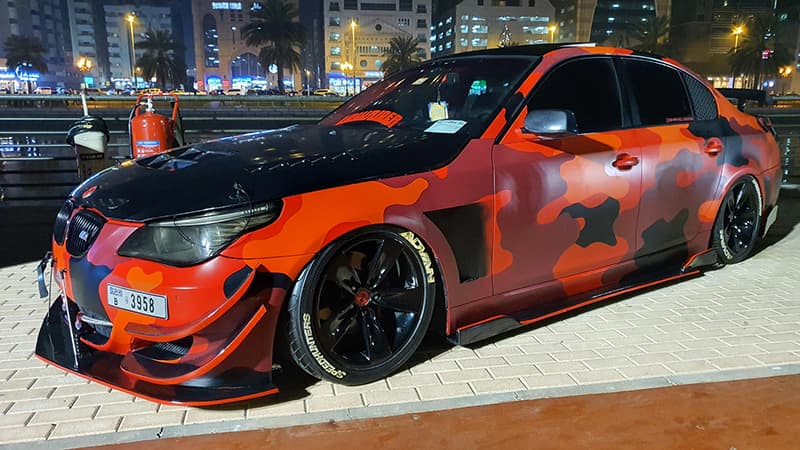 West Yorkshire Police pulled over the modified BMW M5